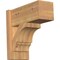 Ekena Millwork Balboa Block Smooth Outlooker, Western Red Cedar, 7 1/2"W x 16"D x 16"H OUT08X16X16BOA05SWR - alternate 1